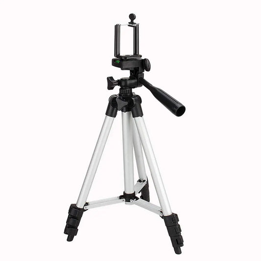 41" Extendable Tripod Stand 3 in 1 Professional Camera Holder with Phone Clip Tripod Adjustable Tripod with Portable Bag for Mobile Phone Tripod Stand Holder Maximum Load 1.5kg