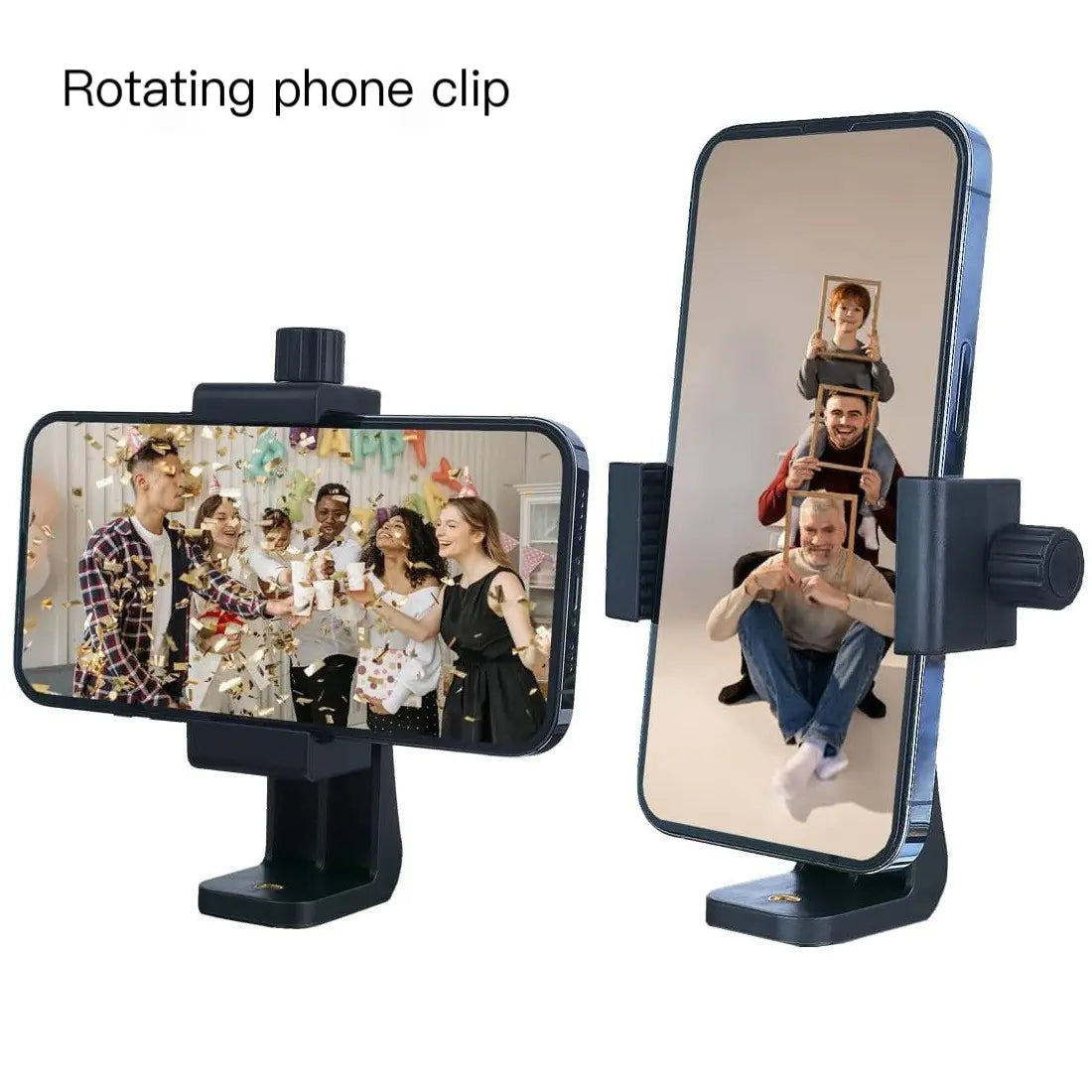 360-Degree Rotating Phone Holder for Photography