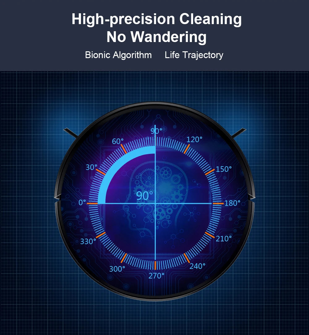 LIECTROUX M7SPRO Robot Vacuum Cleaner &Wet Mop Combo,Smart Mapping,WiFi App,4KPa,Brushless Motor,Ideal for Pet Hair,Carpet,Floor