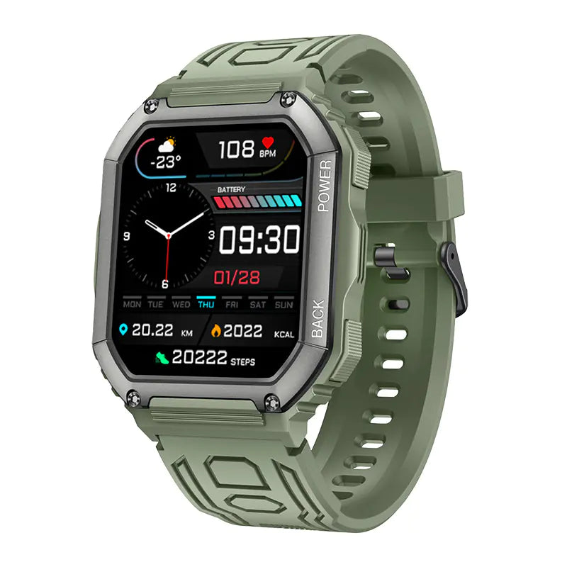 KR06 Smart Watch with Step and Heart Rate Tracking