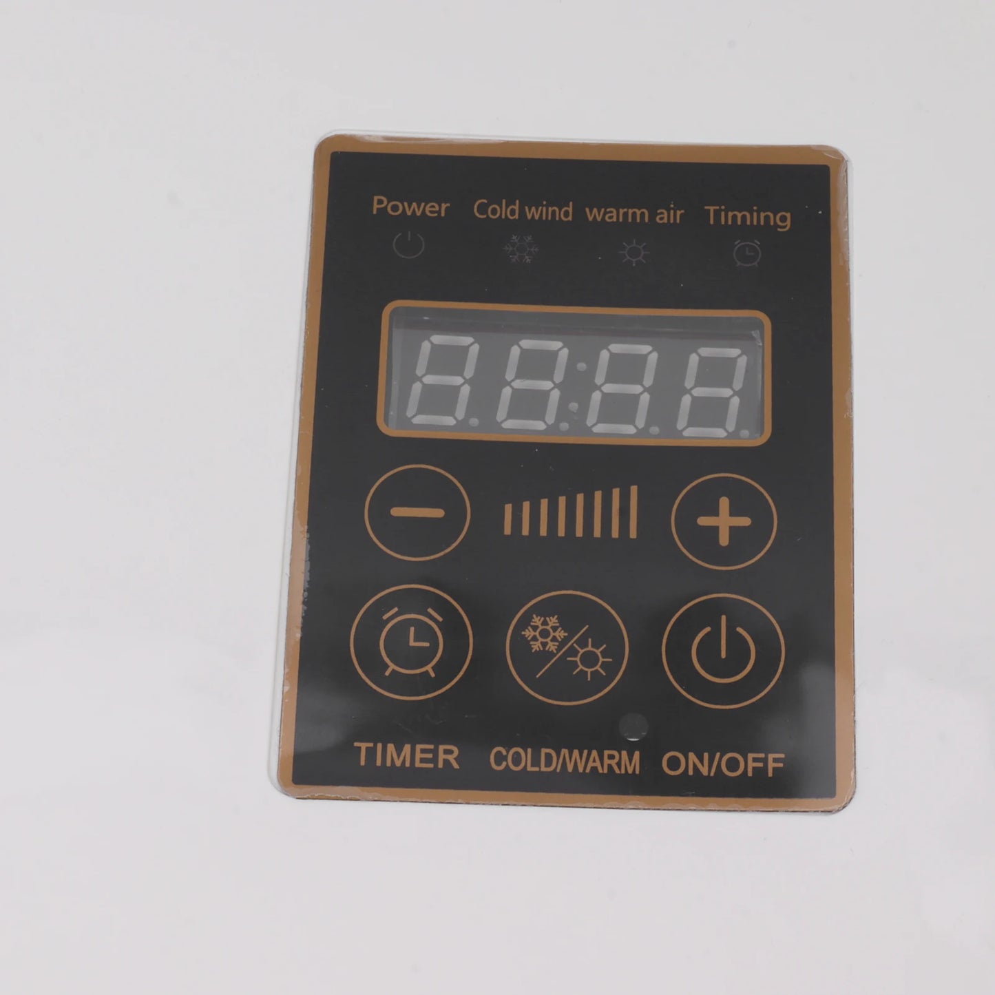Dual Use Wall Mounted Heat Blower Heating Household Wall Hanging Heat Blower with Digital Display Remote Control US Plug 110V