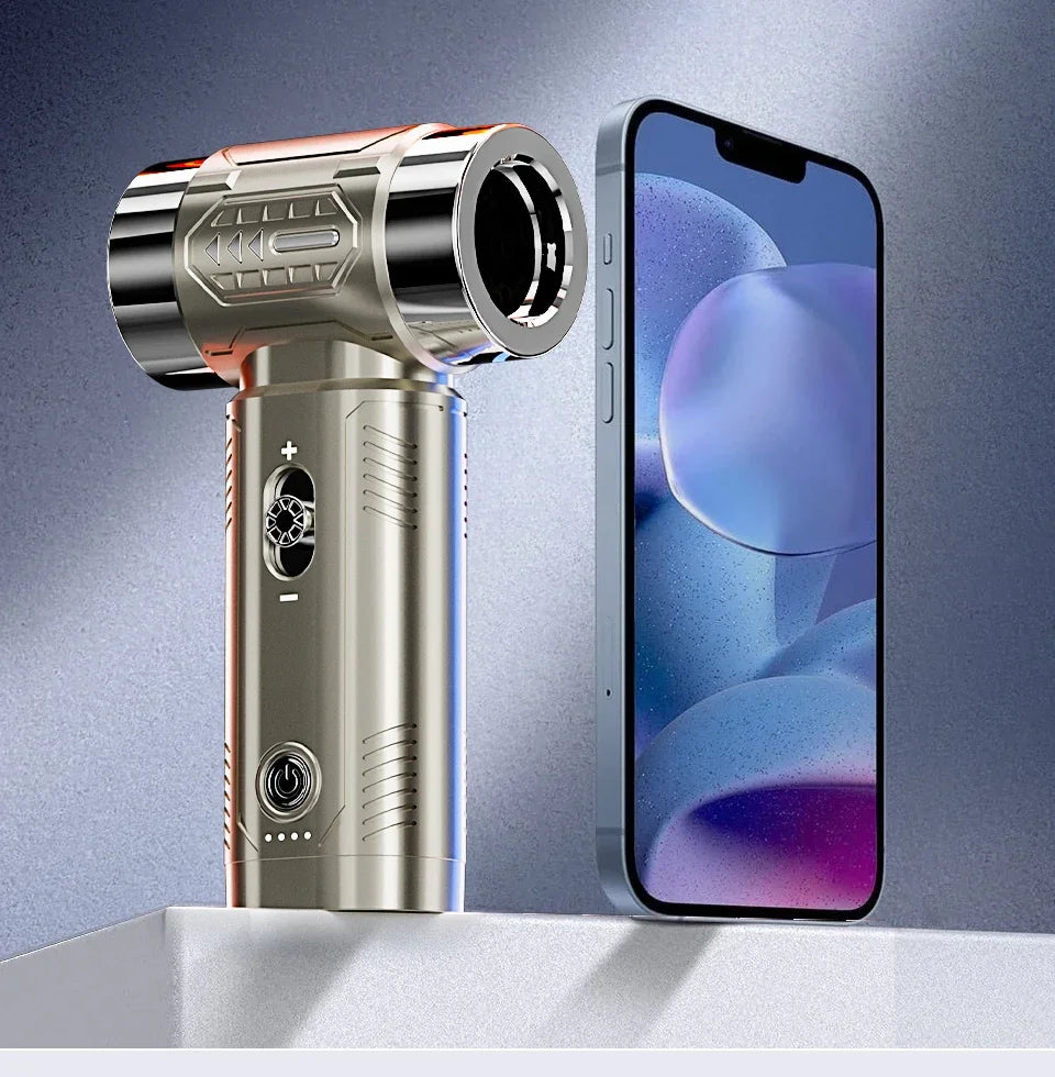 SZUK Mini Air Blower Brushless Motor Turbo Jet Fan Handheld Portable Dust Fan Turbofan air blower Powerful Car Vacuum Cleaner