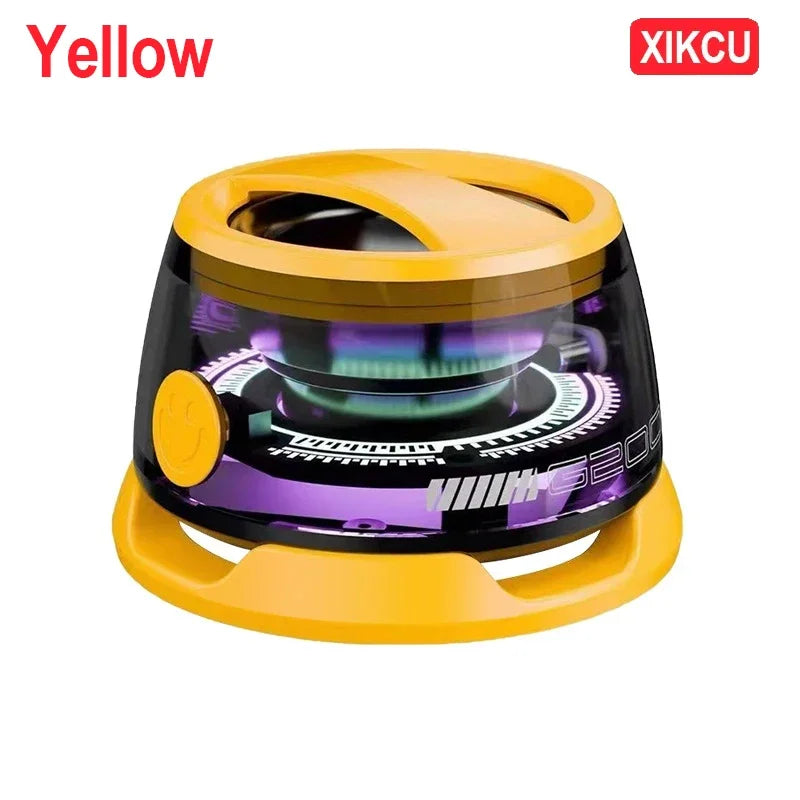 XIKCU Portable Bluetooth Speaker HECATE G200 RGB Lighting Magnetic Speaker BT5.3 Mini Sound Box 7 Hours Playback Phone Holder