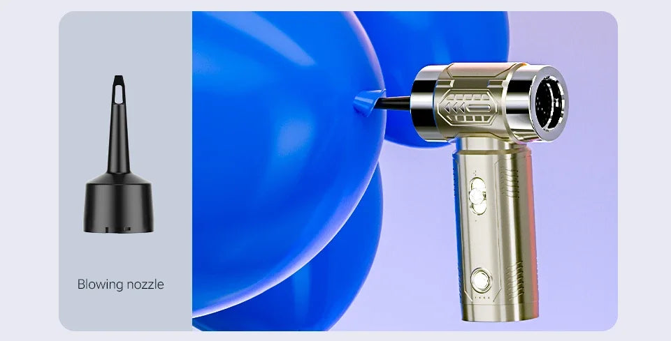 SZUK Mini Air Blower Brushless Motor Turbo Jet Fan Handheld Portable Dust Fan Turbofan air blower Powerful Car Vacuum Cleaner