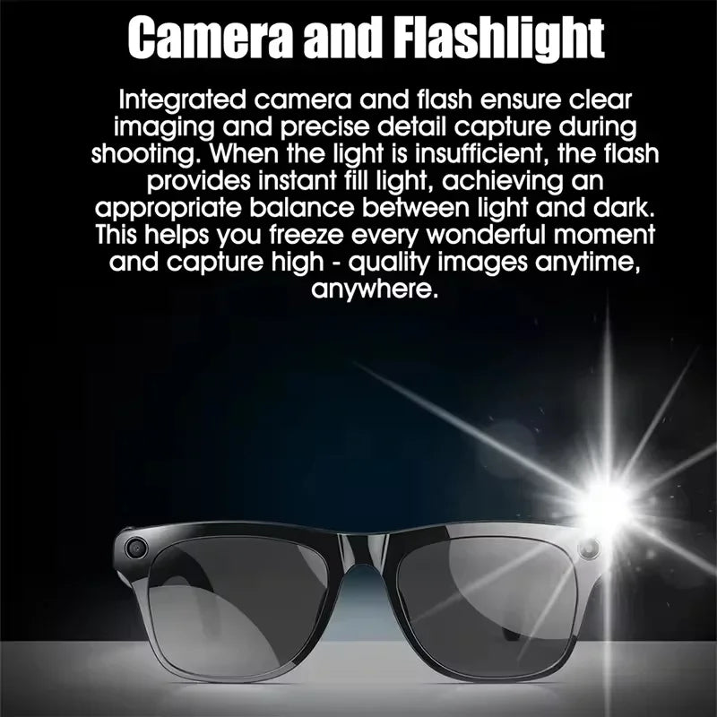XIAOMI 4K HD AI Smart Glasses Chat 260Mah Battery Voice Assistant Control GPT 100MP Camera Bluetooth Call Smart Glasses