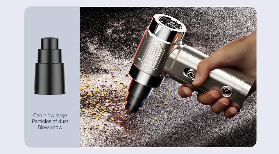 SZUK Mini Air Blower Brushless Motor Turbo Jet Fan Handheld Portable Dust Fan Turbofan air blower Powerful Car Vacuum Cleaner