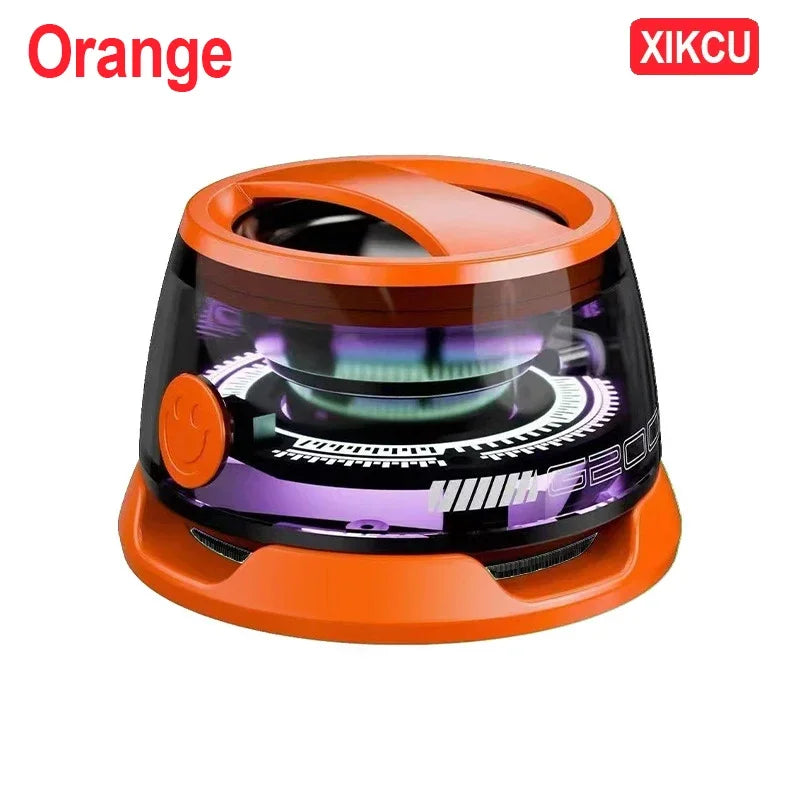 XIKCU Portable Bluetooth Speaker HECATE G200 RGB Lighting Magnetic Speaker BT5.3 Mini Sound Box 7 Hours Playback Phone Holder