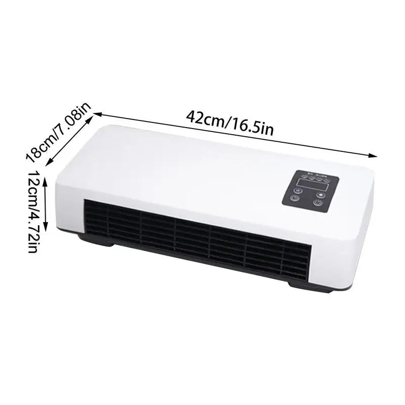 Split Air Conditioner Portable AC Heater Combo Unit Ductless No Window Heat Pump Wall Mounted Cooler Fan for Indoor Tent & RV