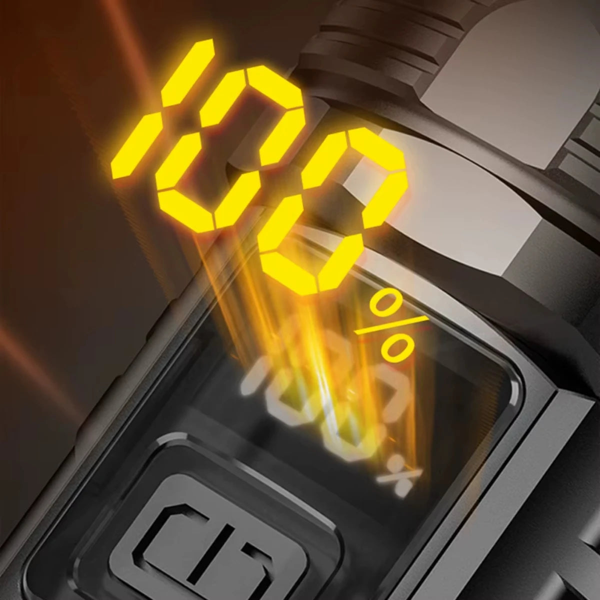 USB Rechargeable High Power LED Flashlight Super Bright Torch, Portable Hand Light for Camping, Hiking Emergency Survival