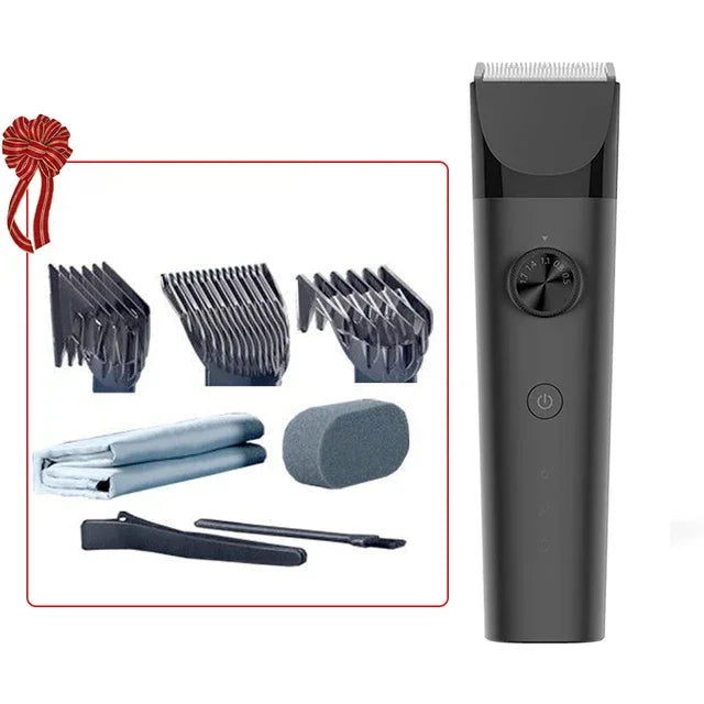 2024 Xiaomi Mijia Hair Clipper Wireless Hair Cutting Trimmer Barber Cutter Titanium Alloy Blade Trimer for Men Electric Shaver