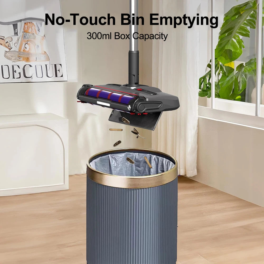 Electric Sweeper Portable Handheld Carpet Floor Sweeper Cleaning Machine Wireless Electric Mop Rechargeable Rotary Floor Mopping