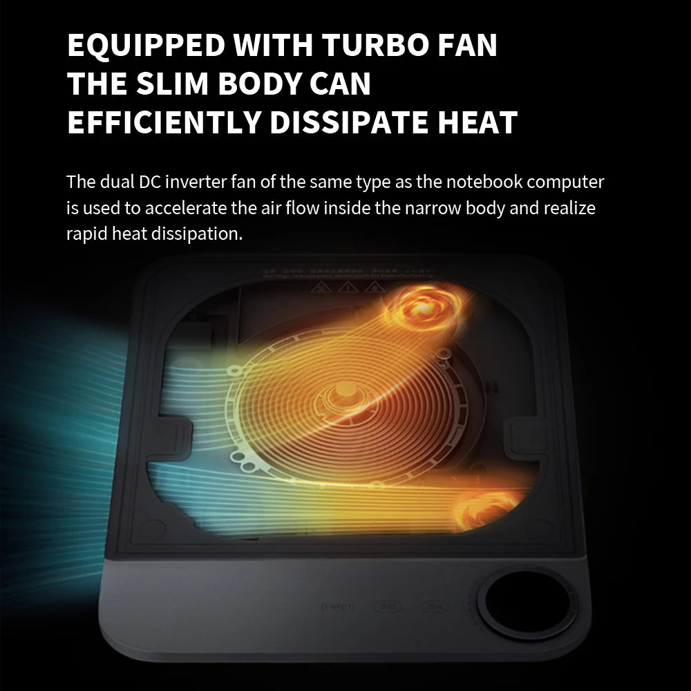 XIAOMI Mijia Ultra-Thin Induction Cooker 2100W Smart Home Induction Cooker 23mm ultra-thin Induction Cooker Connect to Mijia APP