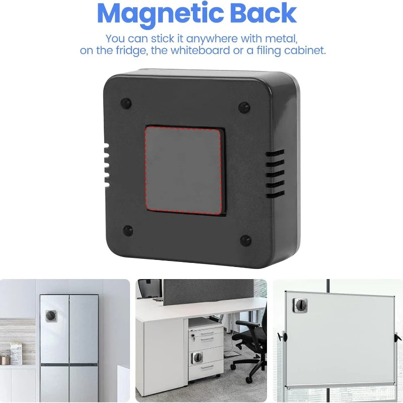 Kitchen Timers for Cooking, Chef Cooking Timer Clock Desk Timer - Magnetic Backing Stainless Steel Body - Countdown Reminder