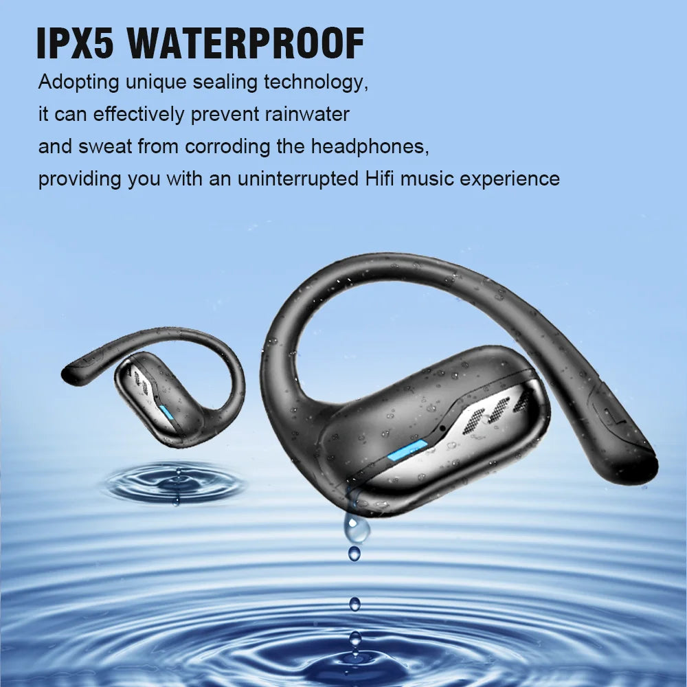 True Wireless Bluetooth 5.4 Translation Headphones LED Battery Display Soft Silicone Smart Earphones Mecha Style Business Earbud