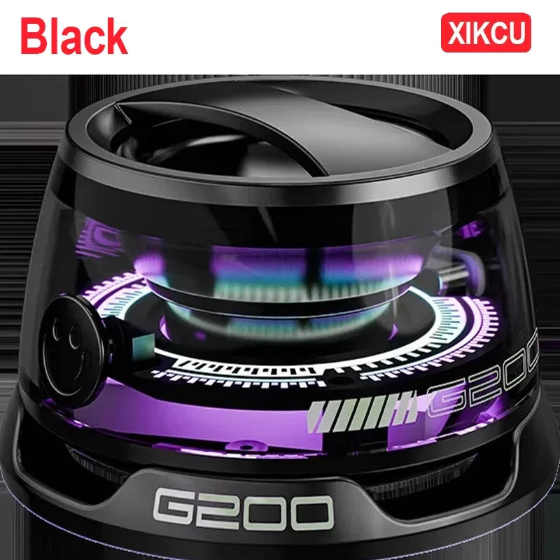 XIKCU Portable Bluetooth Speaker HECATE G200 RGB Lighting Magnetic Speaker BT5.3 Mini Sound Box 7 Hours Playback Phone Holder