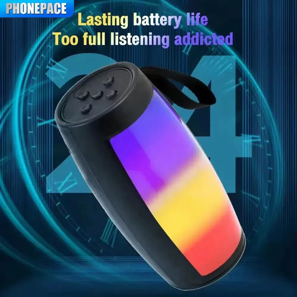 Wireless Bluetooth Speakers Powerful Portable Sound Box Subwoofer Car Audio Bass MP3 Player Sound System LED Lights