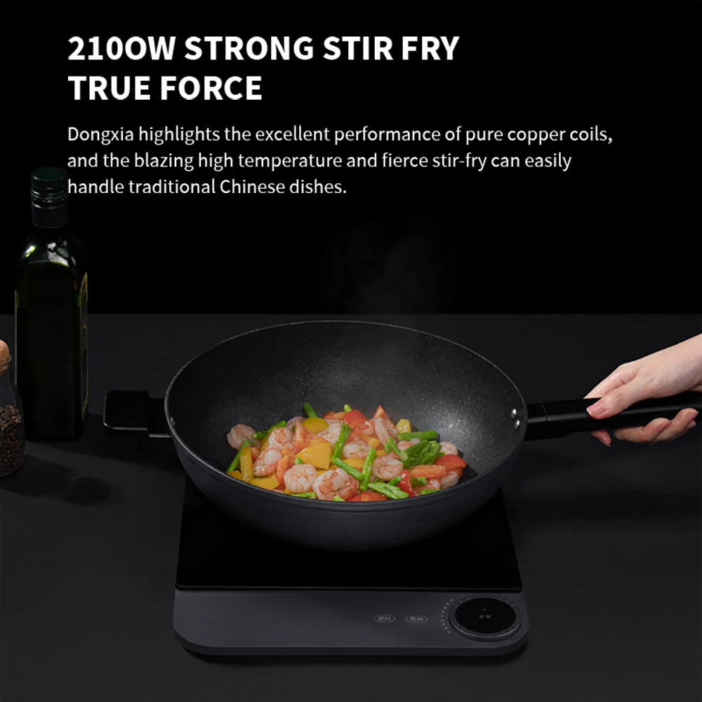 XIAOMI Mijia Ultra-Thin Induction Cooker 2100W Smart Home Induction Cooker 23mm ultra-thin Induction Cooker Connect to Mijia APP