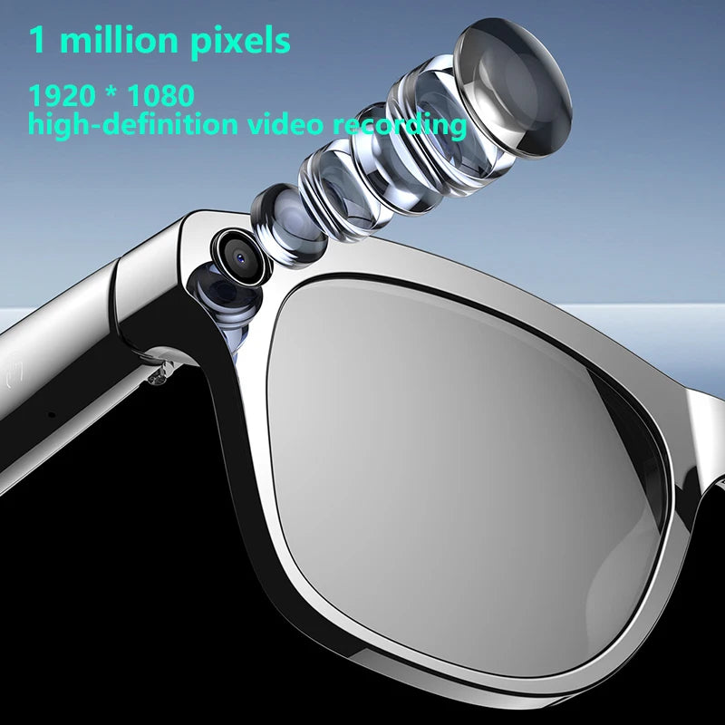 Xiaom 8K HD Smart Glasses Chat GPT 100MP Camera Bluetooth Call 260Mah Battery Voice Assistant Control Smart Glasses for Men