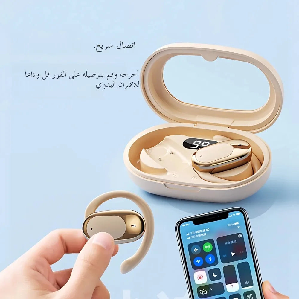OWS Wireless Headphone Bluetooth Headset Smart Adjustable Touch Sports Waterproof Earbuds Stereo Music Earphone For Xiaomi Phone