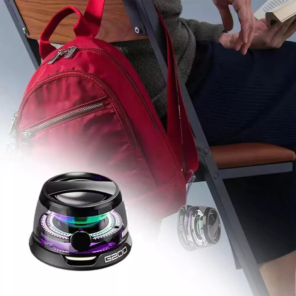 Multifunctional Bluetooth 5.3 Speaker Mini Speaker Portable Magnetic Speaker with RGB Color Light and Phone Holder for ios 2025