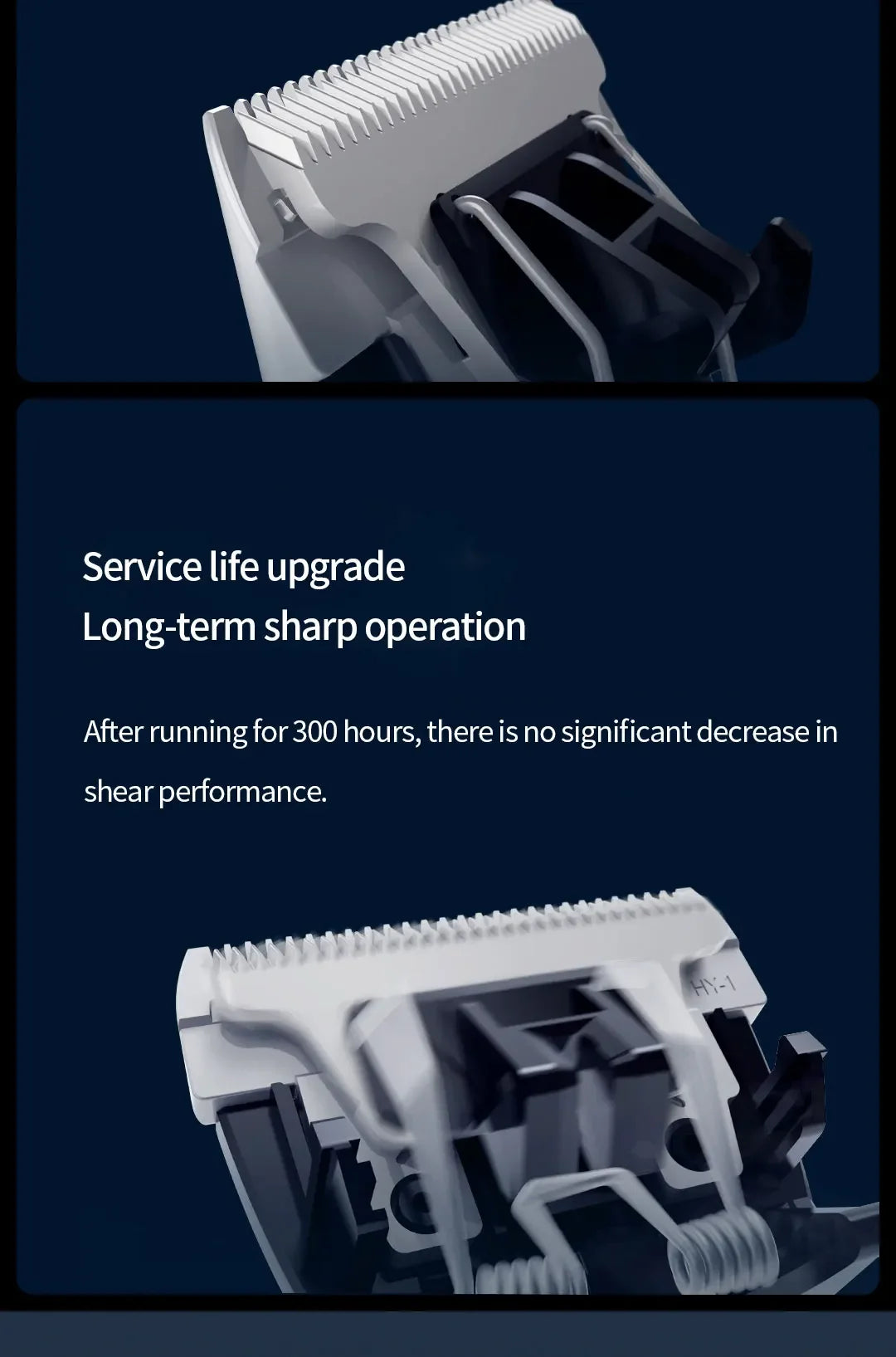 2024 Xiaomi Mijia Hair Clipper Wireless Hair Cutting Trimmer Barber Cutter Titanium Alloy Blade Trimer for Men Electric Shaver