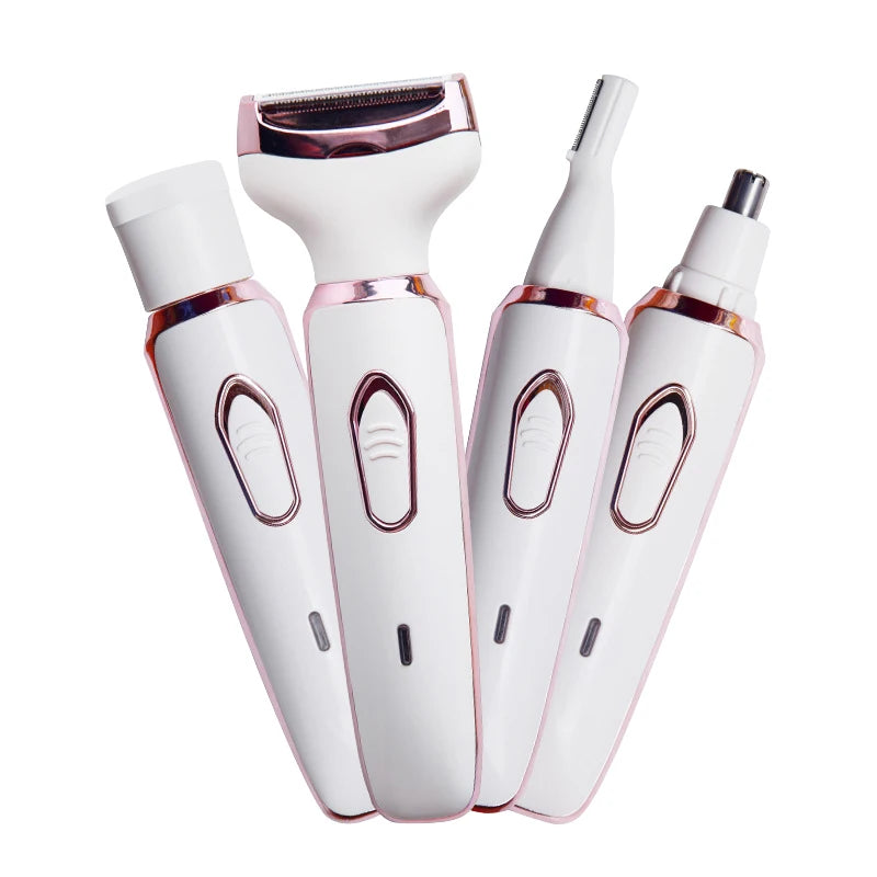 Electric Shaver for Women Hair Removal Rechargeable Painless Epilator Wet & Dry Shaver For Face Legs and Underarm Bikini