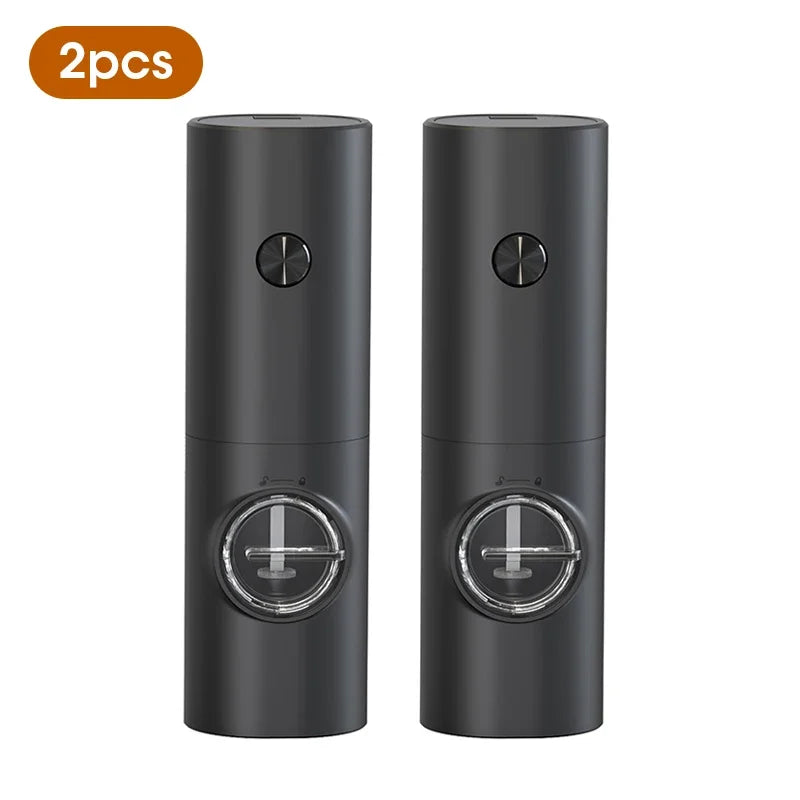 Mini Intelligent Automatic Electric Grinder Portable Multi-Functional Kitchen Seasoning Herb Pepper Grinder for Spices and More