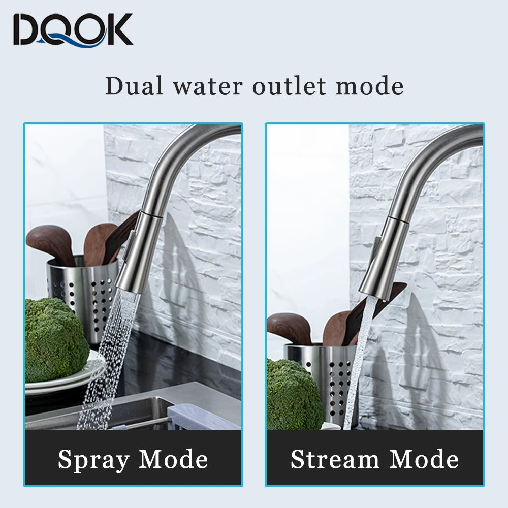 Pull Out Sensor Black Kitchen Faucet Sensitive Touch Control Faucet Mixer For Kitchen Touch Sensor Kitchen Mixer Tap