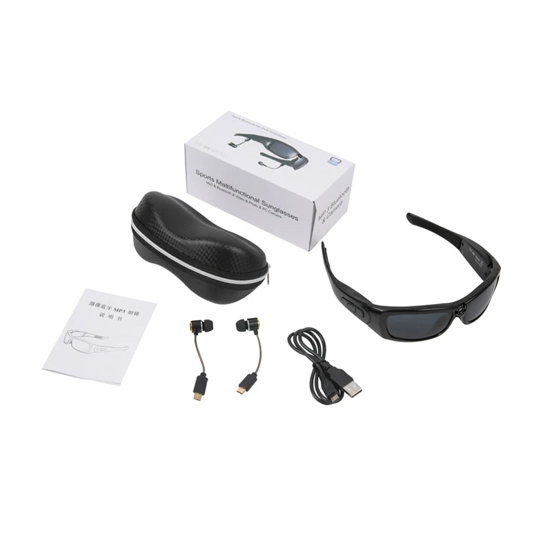 Xiaomi Sports Camera Glasses Sense Bluetooth Music Call Intelligent Recording Waterproof Glasses Outdoor Sports Cycling UV-proof