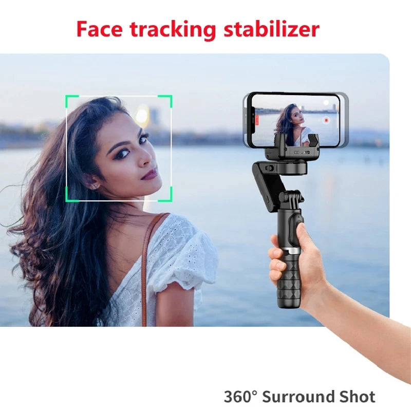 Handheld Gimbal Stabilizer Selfie Stick Tripod For iPhone Android Cell Phone Mobile Smartphone Camera Hand Portable Cellphone