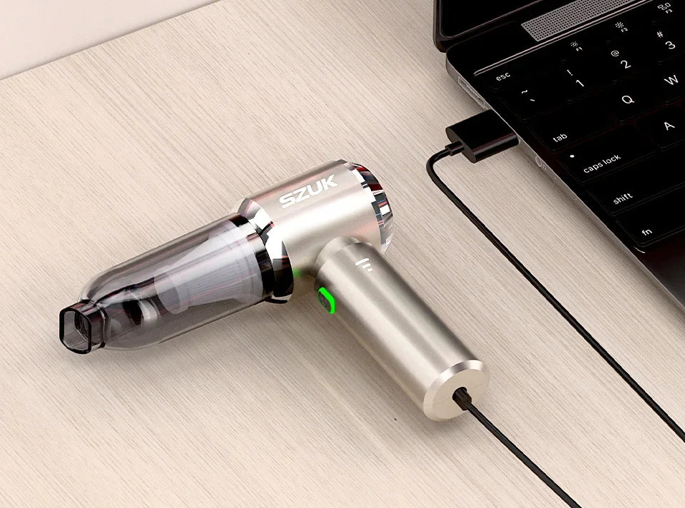 SZUK Mini Car Vacuum Cleaner 985000Pa Strong Suction Cleaning Machine Powerful Wireless Handheld Portable Vacuum Cleaner for Car