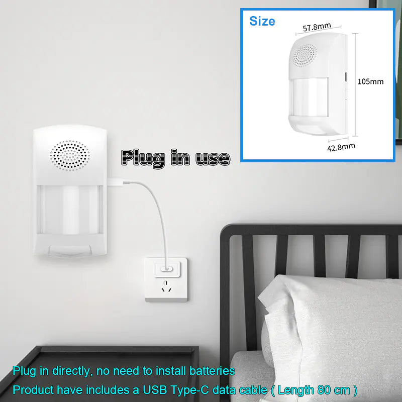 WiFi APP Home Anti-theft Alarm with Motion Detector