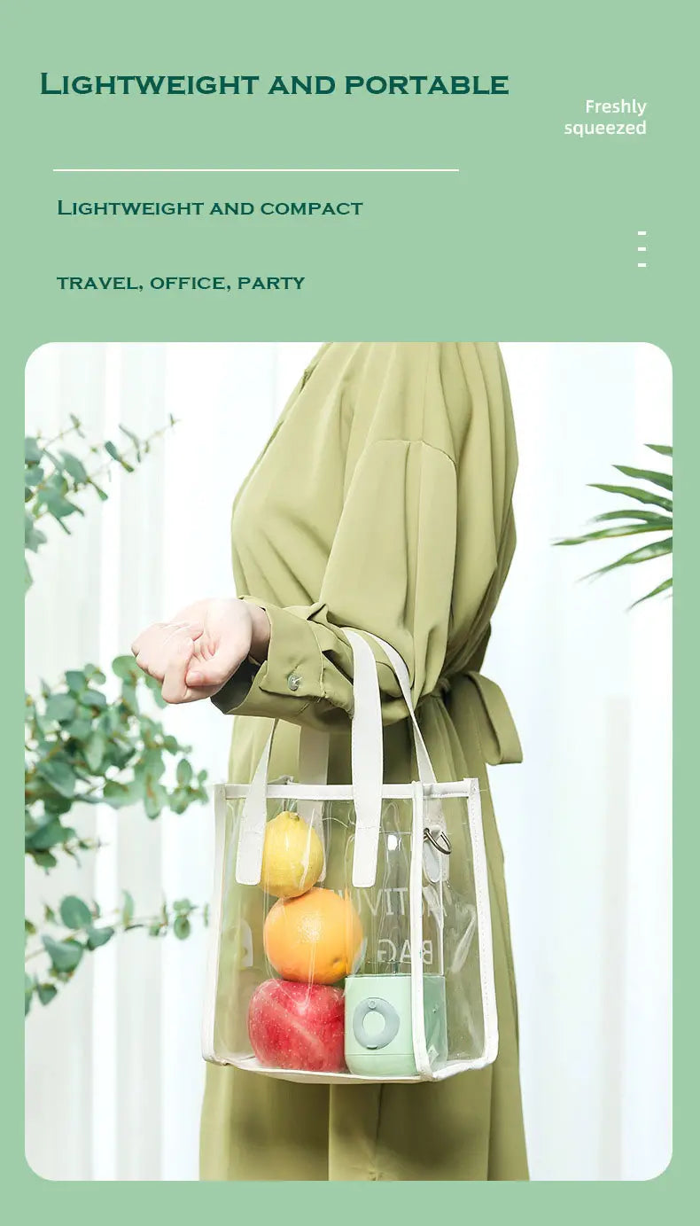 500ml Mini Juicer Blender - Portable USB Smoothie Maker