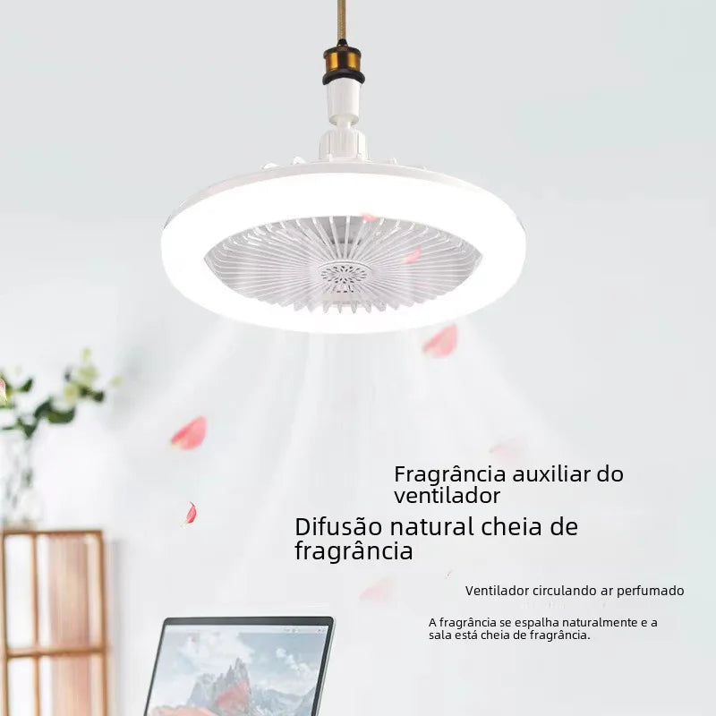 LED Ceiling Fan Light with Remote Control and Dimming