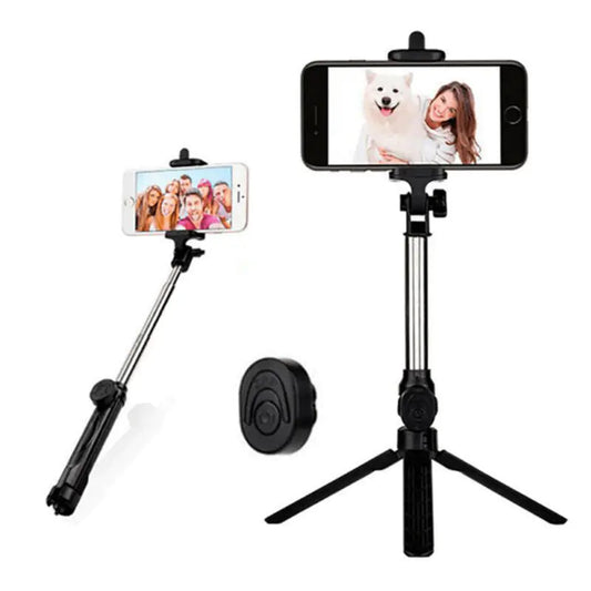 Tripod Selfie Stick with Bluetooth for Phones