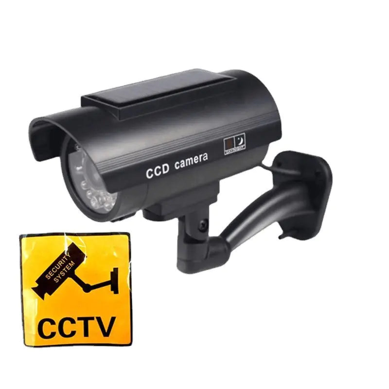 Gun-Shaped Solar Simulation CCTV Camera for Home Security