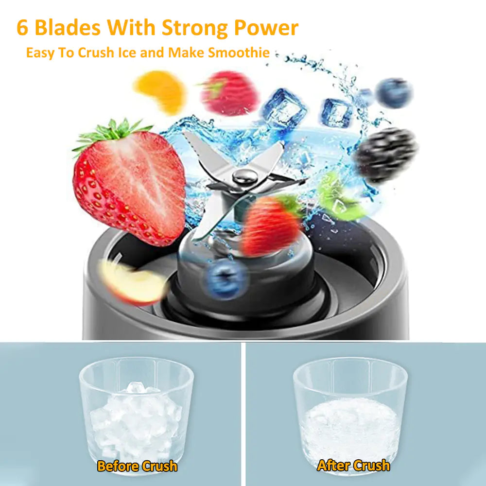 Mini Portable Electric Blender Bottle for Smoothies