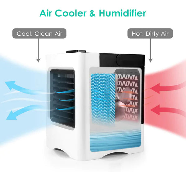 Mini Portable Air Conditioning Fan for Office Use