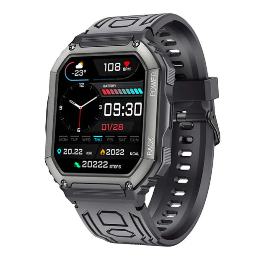 KR06 Smart Watch with Step and Heart Rate Tracking