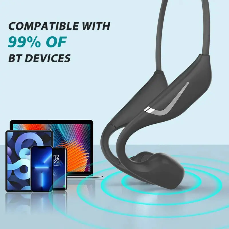 Waterproof Lightweight Bone Conduction Earphones for Sports