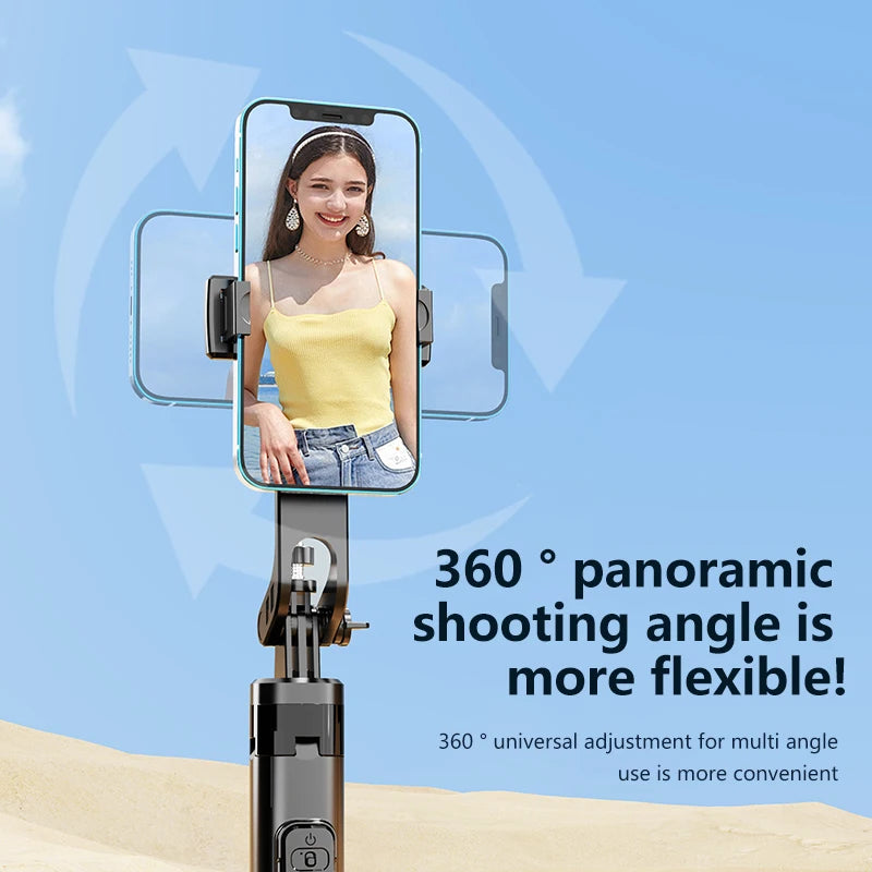 2025 New Selfie Stick Tripod Extendable Wireless Bluetooth Remote Portable Smartphone Tripod Stand Mount For iOS Android Phone