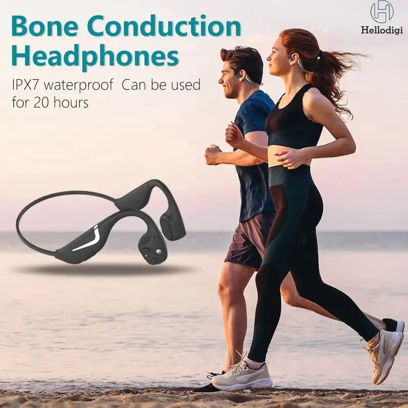 Waterproof Lightweight Bone Conduction Earphones for Sports