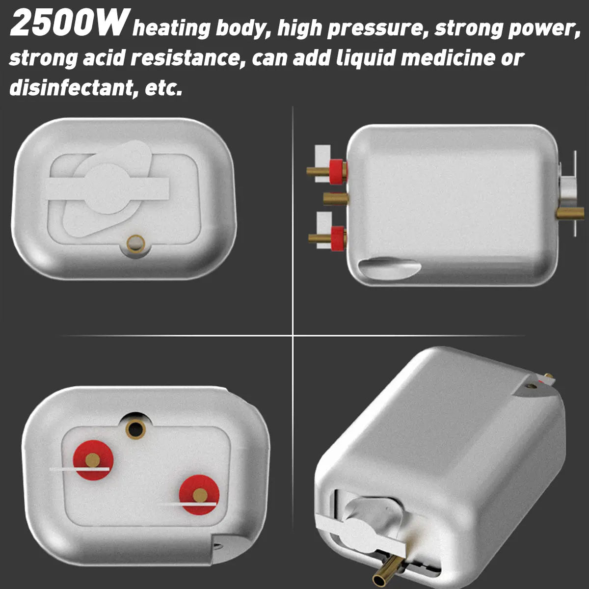 2500W High Pressure High Temperature Steam Cleaners Air Conditioning Kitchen Hood Car Steaming Cleaner 220V 110V ( Water Tank)