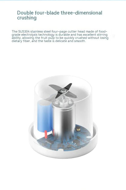 USB Magnetic Charging Mini Portable Travel Electric Juicer