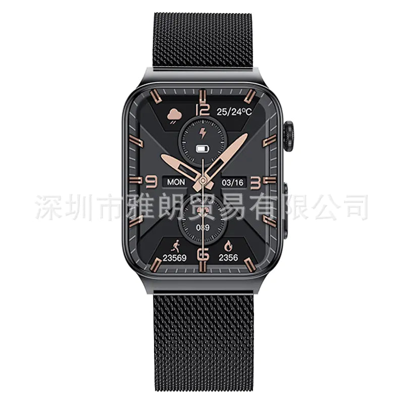 E500 Smart Watch with Heart Rate and Temperature Monitor