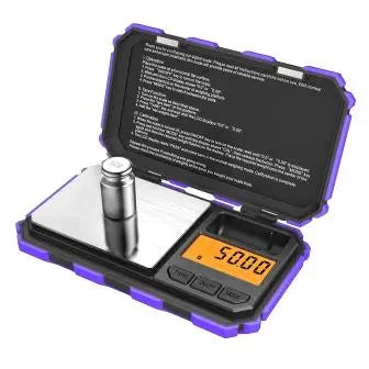 Digital Mini Scale 200g 0.01g Pocket Scale with 50g Calibration Weight Electronic Smart Kitchen Scale for Food Tablets Jewelry