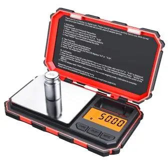 Digital Mini Scale 200g 0.01g Pocket Scale with 50g Calibration Weight Electronic Smart Kitchen Scale for Food Tablets Jewelry