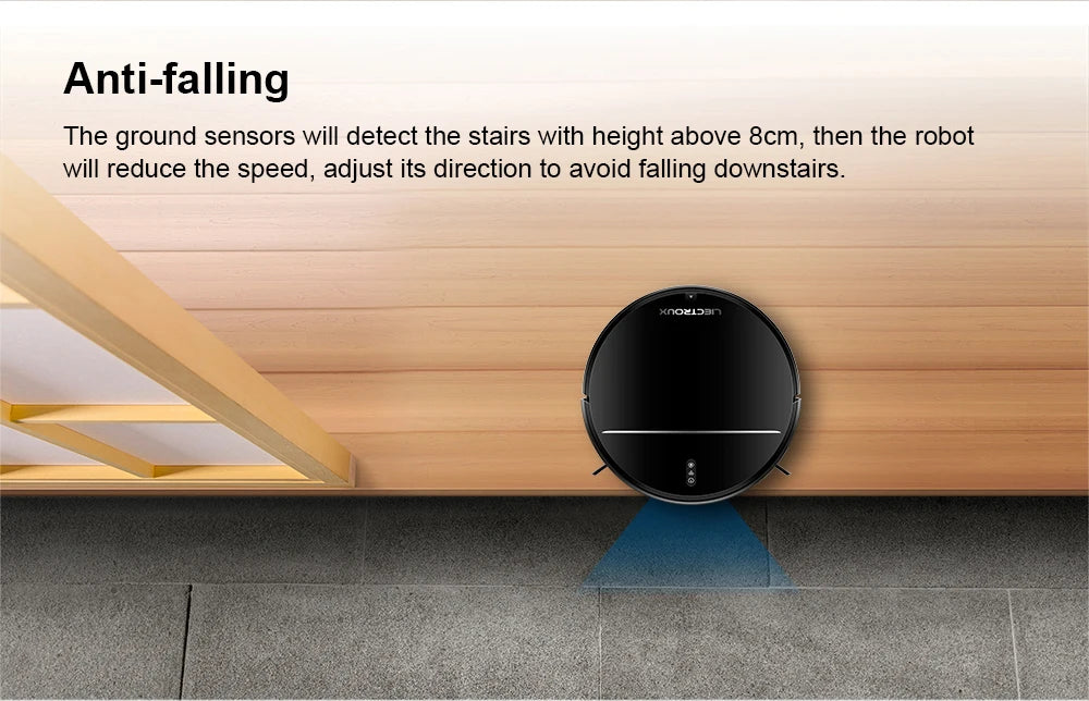 LIECTROUX M7SPRO Robot Vacuum Cleaner &Wet Mop Combo,Smart Mapping,WiFi App,4KPa,Brushless Motor,Ideal for Pet Hair,Carpet,Floor