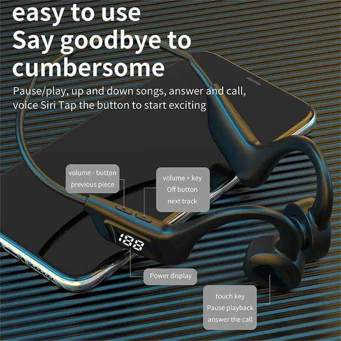 X18 Bluetooth Bone Conduction Ear-Mounted Headset