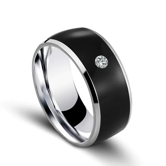 NFC Multifunctional Smart Ring with Diamond Design
